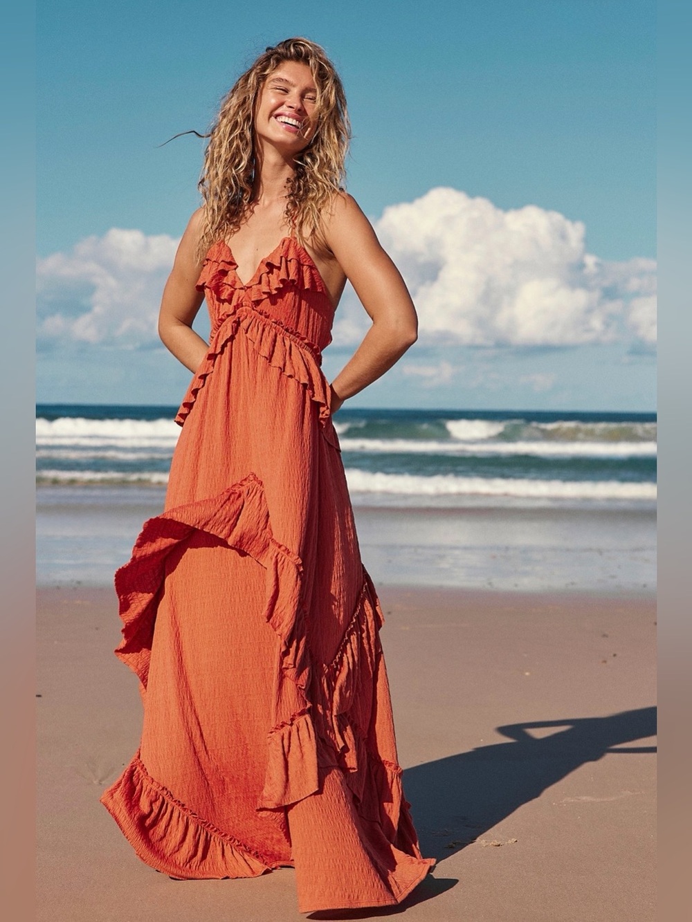 NWT Free People Santa Lux Maxi Dress